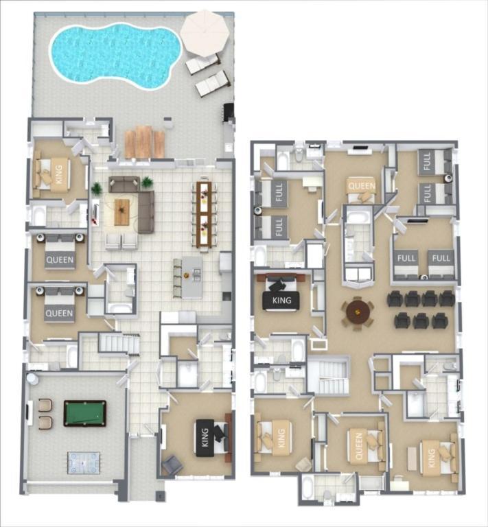 12 Bedrooms- 11,5 Baths- Paradiso Grande 10000Vw 올랜도 외부 사진